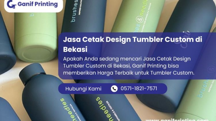 Jasa Cetak Design Tumbler Custom di Bekasi
