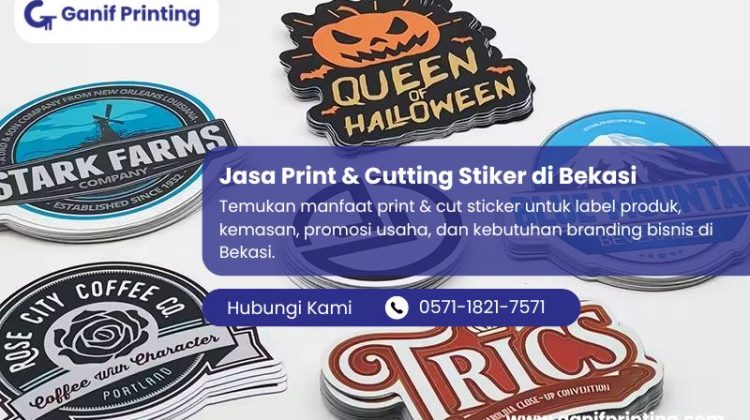 Jasa Print & Cutting Stiker di Bekasi