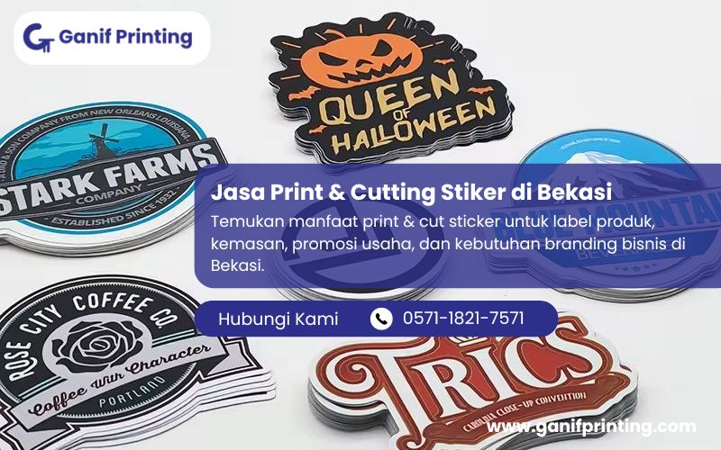 Jasa Print & Cutting Stiker di Bekasi