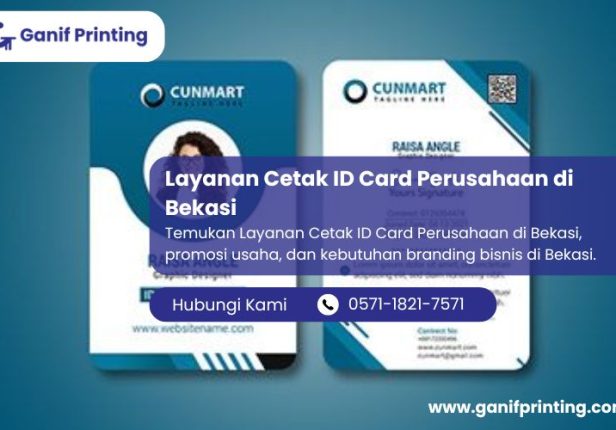 Layanan Cetak ID Card Perusahaan di Bekasi