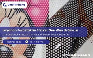 Layanan Percetakan Sticker One Way di Bekasi