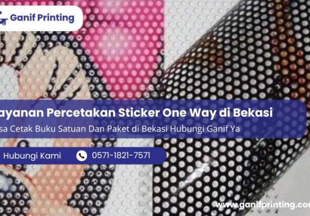 Layanan Percetakan Sticker One Way di Bekasi