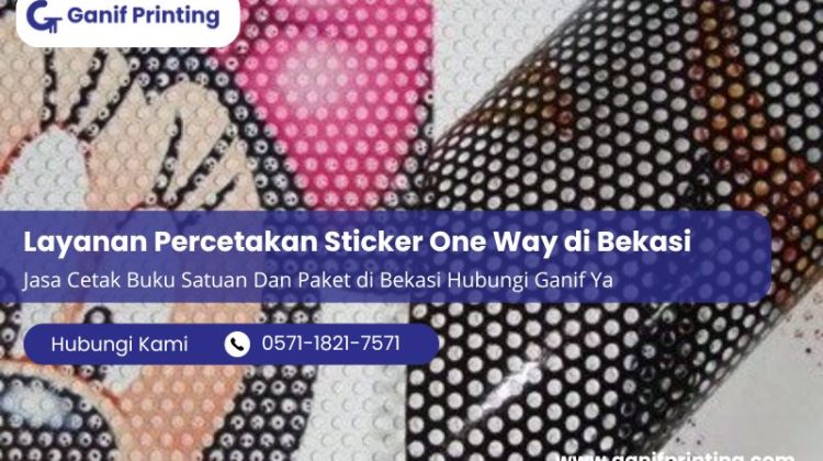 Layanan Percetakan Sticker One Way di Bekasi