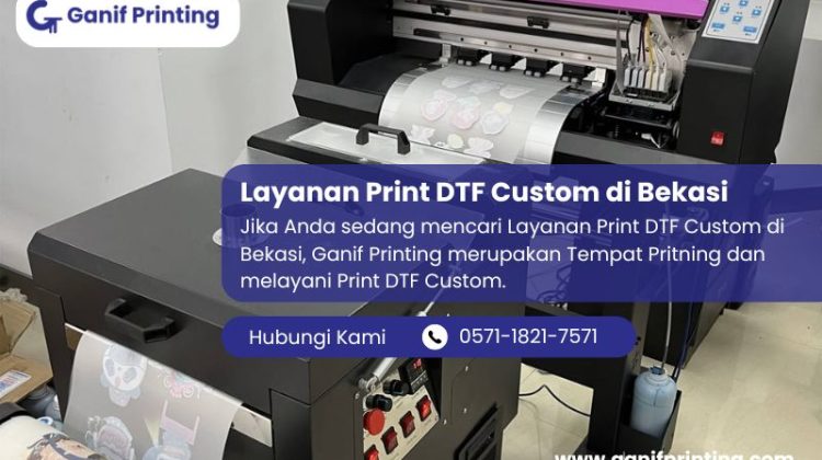 Layanan Print DTF Custom di Bekasi