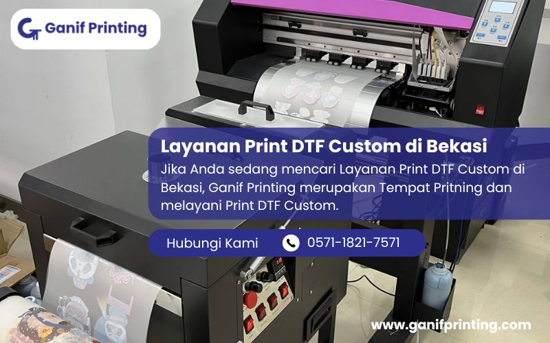 Layanan Print DTF Custom di Bekasi