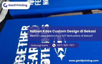 Sablon Kaos Custom Design di Bekasi