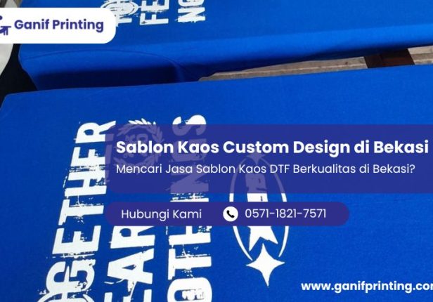 Sablon Kaos Custom Design di Bekasi