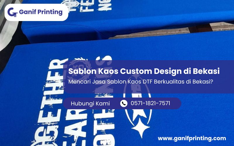 Sablon Kaos Custom Design di Bekasi
