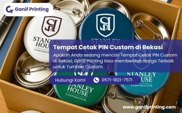Tempat Cetak PIN Custom di Bekasi