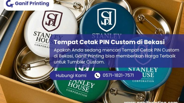 Tempat Cetak PIN Custom di Bekasi