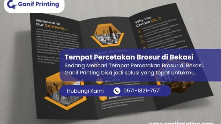 Tempat Percetakan Brosur di Bekasi