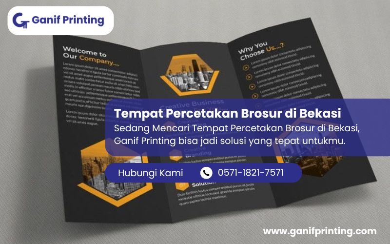 Tempat Percetakan Brosur di Bekasi