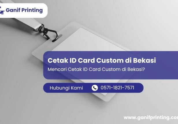 Cetak ID Card Custom di Bekasi