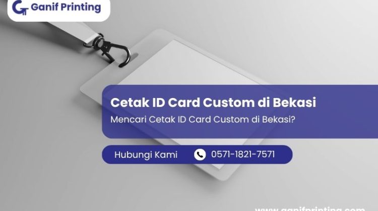 Cetak ID Card Custom di Bekasi