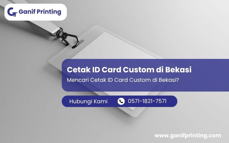 Cetak ID Card Custom di Bekasi