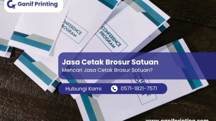 Jasa Cetak Brosur Satuan
