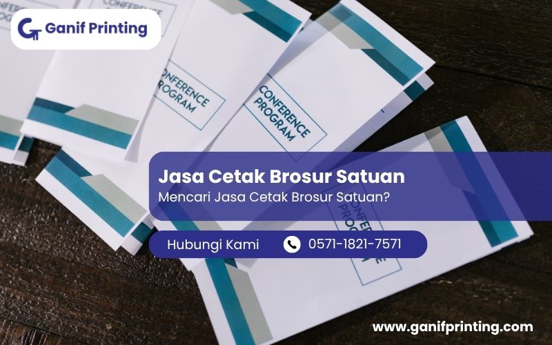 Jasa Cetak Brosur Satuan