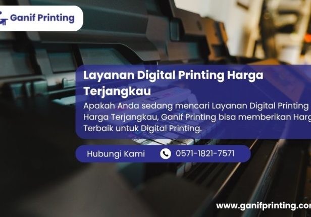 Layanan Digital Printing Harga Terjangkau