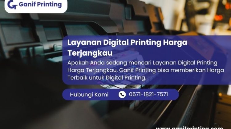 Layanan Digital Printing Harga Terjangkau