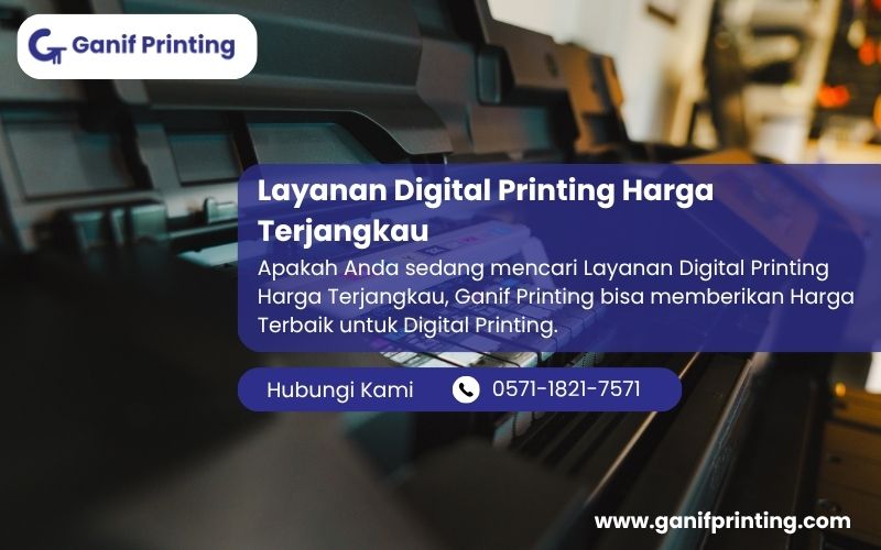 Layanan Digital Printing Harga Terjangkau