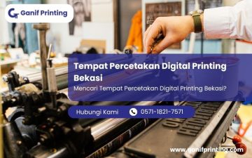 Tempat Percetakan Digital Printing Bekasi