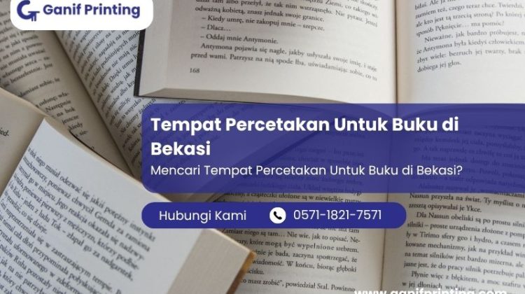 Tempat Percetakan Untuk Buku di Bekasi