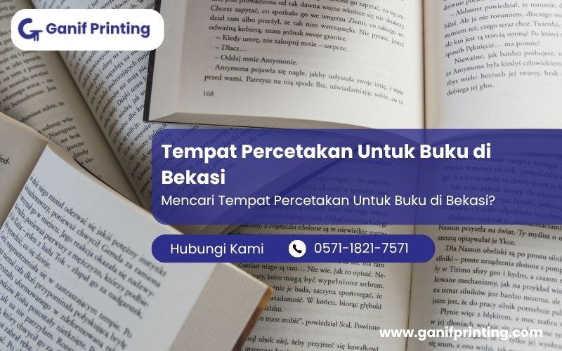 Tempat Percetakan Untuk Buku di Bekasi