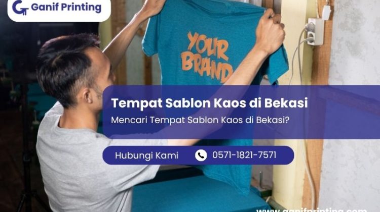 Tempat Sablon Kaos di Bekasi