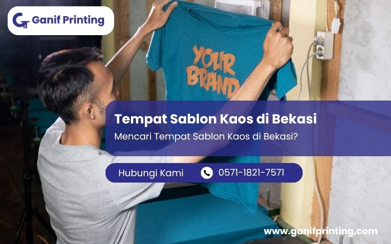 Tempat Sablon Kaos di Bekasi