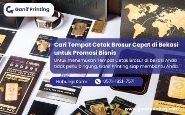 Cari Tempat Cetak Brosur Cepat di Bekasi untuk Promosi Bisnis