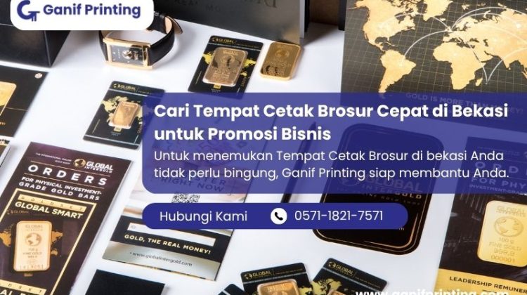 Cari Tempat Cetak Brosur Cepat di Bekasi untuk Promosi Bisnis