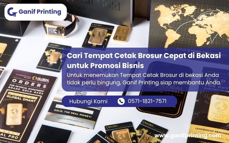 Cari Tempat Cetak Brosur Cepat di Bekasi untuk Promosi Bisnis